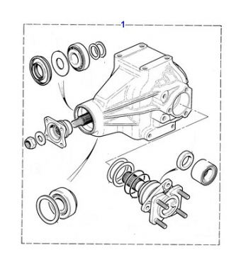 USED DIFFERENTIAL ASSEMBLY - SHIPPING ADDITIONAL - EBC109121